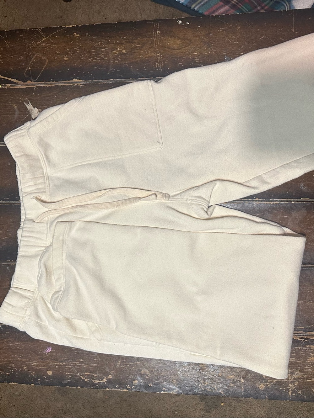 Universal Thread Off-White Fleece Jogger Pants